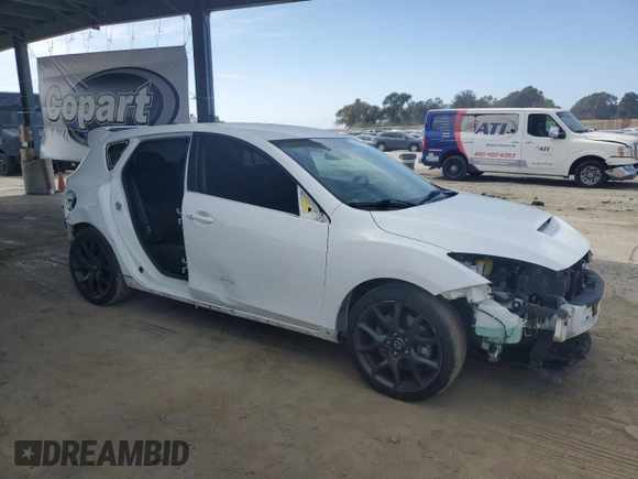 2013 Mazda 3 Mazdaspeed3 Touring with VIN JM1BL1L42D1815143, listed as a Copart auction lot 53360445 with 79,068 mi miles and Salvage title. Bid and sale history available at DreamBid. Image 4.