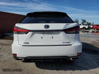 2022 Lexus RX with VIN 2T2YZMDAXNC345855, listed as a Copart auction lot 87125084 with 28,285 mi miles and Salvage Title. Bid and sale history available at carsss.com. Image 6.