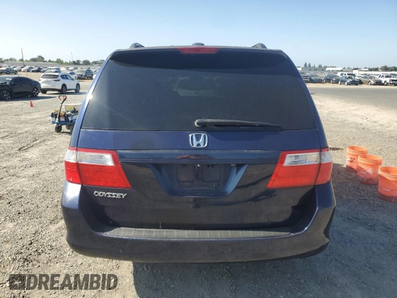 2006 Honda Odyssey EX-L with VIN 5FNRL38736B079403, listed as a Copart auction lot 62375545 with 188,241 mi miles and Clean title. Bid and sale history available at DreamBid. Image 6.