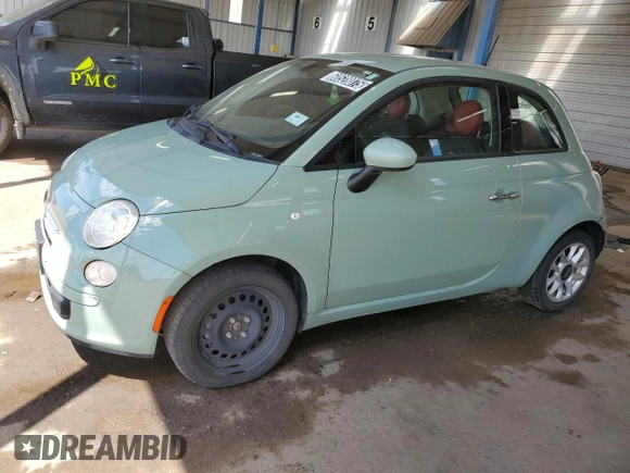 2017 FIAT 500 Pop with VIN 3C3CFFKRXHT548035, listed as a Copart auction lot 60528075 with 92,427 mi miles and Clean title. Bid and sale history available at DreamBid. Image 1.