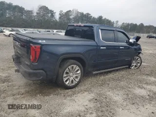 2020 GMC Sierra 1500 Denali with VIN 1GTU9FEL7LZ367359, listed as a Copart auction lot 48793545 with 53,607 mi miles and Salvage Title. Bid and sale history available at DreamBid. Image 3.