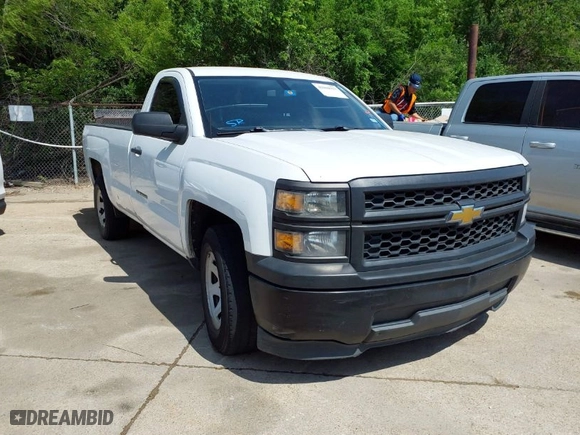 2014 Chevrolet Silverado 1500 Work Truck with VIN 1GCNCPEH1EZ325697, listed as a IAAI auction lot 42060927 with 262,134 mi miles. Bid and sale history available at carsss.com. Image 1.