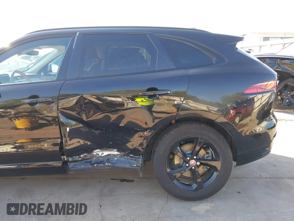 2023 Jaguar F-Pace S with VIN SADCJ2EX0PA717728, listed as a IAAI auction lot 41854387 with 16,919 mi miles and . Bid and sale history available at DreamBid. Image 6.