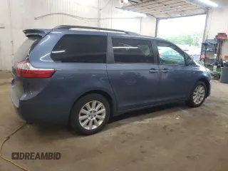 2016 Toyota Sienna Limited with VIN 5TDDK3DC8GS133114, listed as a Copart auction lot 56965005 with 78,311 mi miles and Salvage title. Bid and sale history available at DreamBid. Image 3.