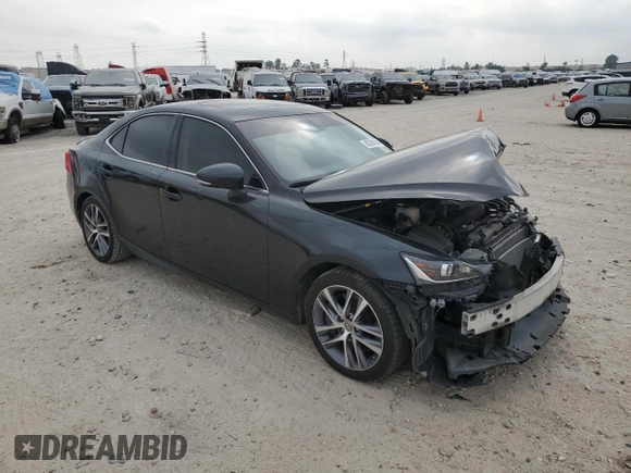 2020 Lexus IS 300 with VIN JTHAA1D20L5107123, listed as a Copart auction lot 82260834 with 58,169 mi miles and Salvage title. Bid and sale history available at DreamBid. Image 4.