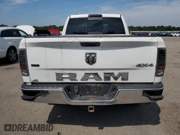 2017 Ram 1500 Big Horn with VIN 1C6RR7TT2HS807803, listed as a Copart auction lot 61946035 with Not provided miles and Salvage title. Bid and sale history available at DreamBid. Image 6.