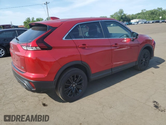 2024 Mitsubishi Eclipse Cross LE with VIN JA4ATVAAXRZ016922, listed as a Copart auction lot 59605735 with 41,133 mi miles and Salvage title. Bid and sale history available at DreamBid. Image 3.
