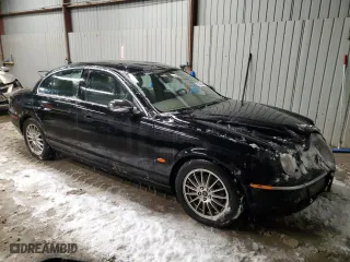 2007 Jaguar S-Type 3.0 with VIN SAJWA01A87FN74742, listed as a Copart auction lot 41638325 with 96,393 mi miles and Salvage Title. Bid and sale history available at carsss.com. Image 4.