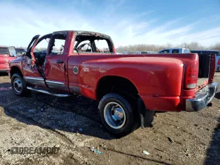 2005 Dodge 3500 SLT with VIN 3D7MS48C95G707768, listed as a Copart auction lot 42542925 with Not Provided miles and Non Repairable. Bid and sale history available at carsss.com. Image 2.