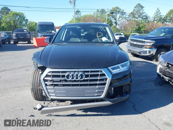2018 Audi Q5 Premium Plus with VIN WA1BNAFY1J2126669, listed as a IAAI auction lot 41877318 with 44,397 mi miles. Bid and sale history available at carsss.com. Image 12.