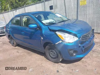 2019 Mitsubishi Mirage ES z VIN ML32F3FJ7KHF15323, wystawiony jako IAAI lot #42307317 z przebiegiem 58 623 mil mil oraz . Historia ofert i sprzedaży dostępna na DreamBid. Obrazek 1.