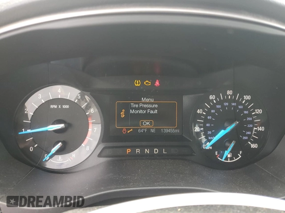 2017 Ford Fusion SE with VIN 3FA6P0H7XHR227012, listed as a Copart auction lot 52426595 with 139,455 mi miles and Salvage title. Bid and sale history available at DreamBid. Image 9.