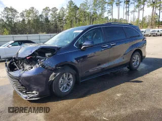 2024 Toyota Sienna XLE with VIN 5TDJRKEC4RS213245, listed as a Copart auction lot 46330535 with 0 mi miles and Salvage Title. Bid and sale history available at carsss.com. Image 1.