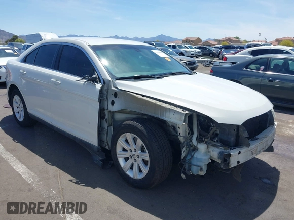 2011 Ford Taurus SE with VIN 1FAHP2DW1BG165371, listed as a IAAI auction lot 42164608 with 186,485 mi miles. Bid and sale history available at carsss.com. Image 6.