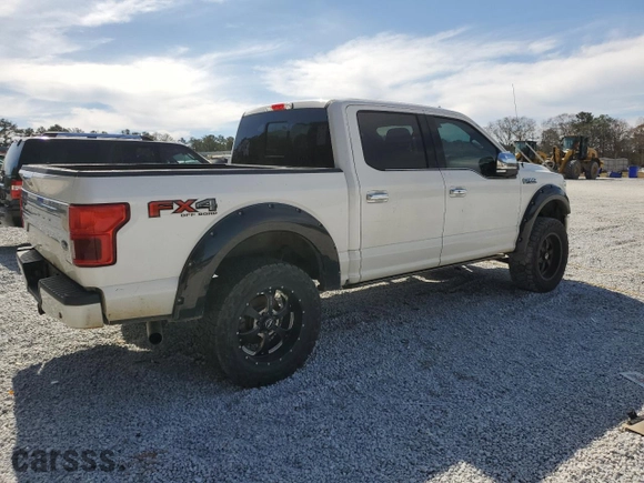 2018 Ford F-150 XL with VIN 1FTEW1E5XJFE58982, listed as a Copart auction lot 47324195 with 138,145 mi miles and Clean Title. Bid and sale history available at carsss.com. Image 3.