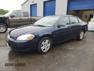 2008 Chevrolet Impala LS z VIN 2G1WB58K681222834, wystawiony jako Copart lot #57817965 z przebiegiem 107 221 mil mil oraz Szkoda całkowita • Salvage title. Historia ofert i sprzedaży dostępna na DreamBid. Obrazek 1.