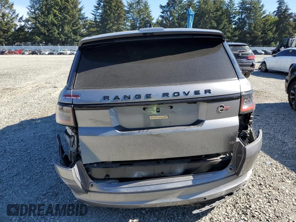 2020 Land Rover Range Rover Sport SVR with VIN SALWZ2RE0LA731657, listed as a Copart auction lot 74499814 with 28,663 mi miles and Salvage Title. Bid and sale history available at carsss.com. Image 6.