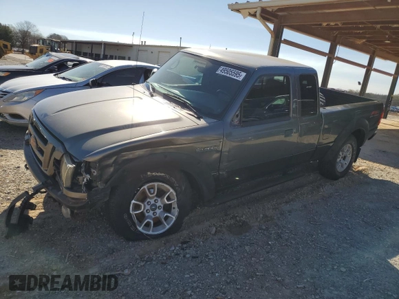 2007 Ford Ranger XLT with VIN 1FTZR45E27PA08921, listed as a Copart auction lot 49505595 with 109,934 mi miles and Salvage Title. Bid and sale history available at carsss.com. Image 1.
