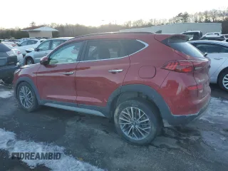 2021 Hyundai Tucson Ultimate with VIN KM8J3CAL8MU371746, listed as a Copart auction lot 45215515 with 43,713 mi miles and Salvage title. Bid and sale history available at DreamBid. Image 2.