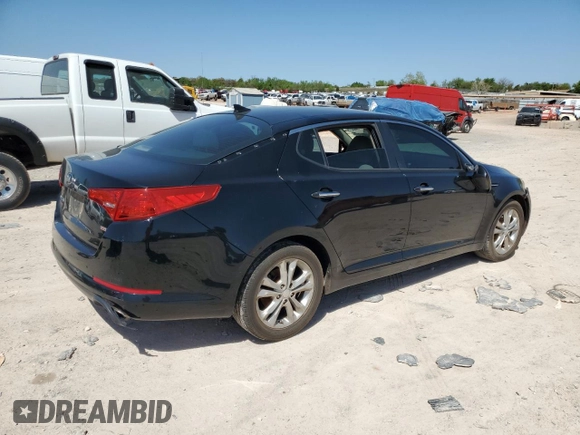 2013 Kia Optima LX with VIN 5XXGM4A76DG149572, listed as a Copart auction lot 43542475 with 186,020 mi miles and Salvage Title. Bid and sale history available at carsss.com. Image 3.