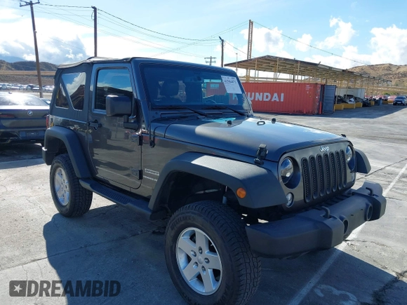 2018 Jeep Wrangler Sport S with VIN 1C4GJWAGXJL904903, listed as a IAAI auction lot 41504471 with 70,693 mi miles and . Bid and sale history available at DreamBid. Image 1.