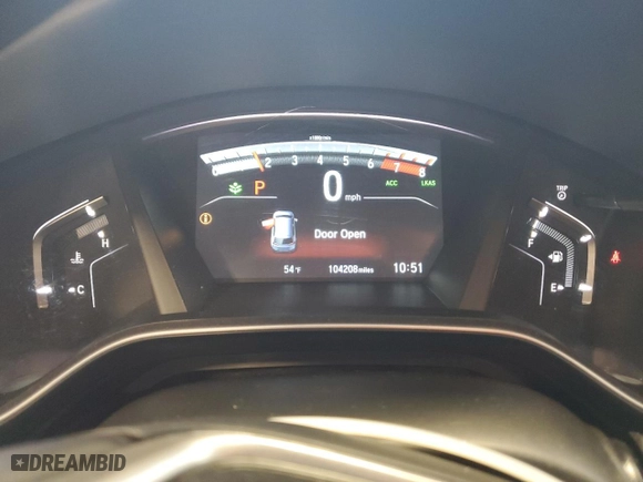 2017 Honda CR-V EX-L with VIN 5J6RW2H83HL024339, listed as a Copart auction lot 54138245 with 104,208 mi miles and Clean Title. Bid and sale history available at carsss.com. Image 9.