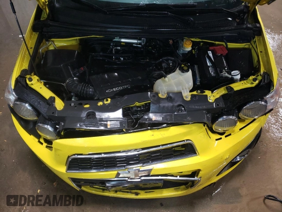 2016 Chevrolet Sonic LT with VIN 1G1JC6SB3G4108587, listed as a Copart auction lot 45042355 with 104,899 mi miles and Salvage Title. Bid and sale history available at carsss.com. Image 11.