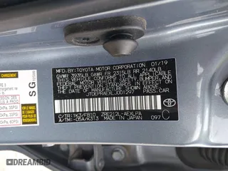 2020 Toyota Corolla LE with VIN JTDEPRAEXLJ001297, listed as a IAAI auction lot 41880882 with 76,407 mi miles. Bid and sale history available at carsss.com. Image 9.