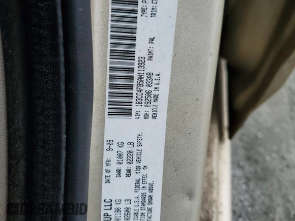 2010 Dodge Avenger SXT with VIN 1B3CC4FB5AN113923, listed as a Copart auction lot 57132425 with 254,191 mi miles and Salvage title. Bid and sale history available at DreamBid. Image 13.