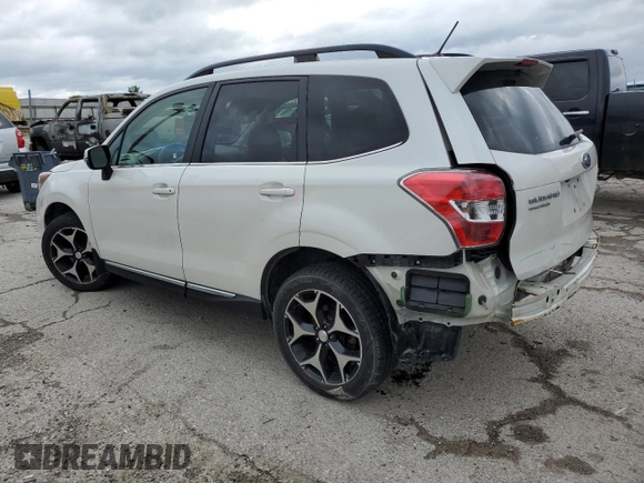 2015 Subaru Forester XT Touring with VIN JF2SJGUC5FH538188, listed as a Copart auction lot 57512555 with 94,236 mi miles and Salvage title. Bid and sale history available at DreamBid. Image 2.
