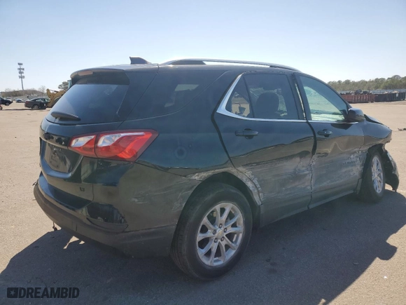 2021 Chevrolet Equinox LT with VIN 3GNAXKEV5ML401057, listed as a Copart auction lot 52242195 with 43,904 mi miles and Salvage Title. Bid and sale history available at carsss.com. Image 3.