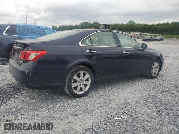 2007 Lexus ES 350 with VIN JTHBJ46G972133791, listed as a Copart auction lot 54972925 with 124,334 mi miles and Clean Title. Bid and sale history available at carsss.com. Image 3.