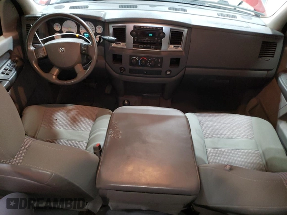 2007 Dodge 2500 SLT with VIN 1D7KS28A77J585424, listed as a Copart auction lot 54092155 with 191,734 mi miles and Clean title. Bid and sale history available at DreamBid. Image 8.
