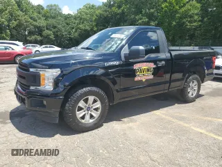 2018 Ford F-150 XL with VIN 1FTMF1CP9JFA41269, listed as a Copart auction lot 65444395 with 237,376 mi miles and Clean title. Bid and sale history available at DreamBid. Image 1.