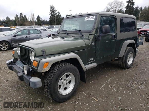 2006 Jeep Wrangler Unlimited LWB with VIN 1J4FA44S56P753768, listed as a Copart auction lot 46497805 with 144,742 mi miles and Salvage Title. Bid and sale history available at carsss.com. Image 1.