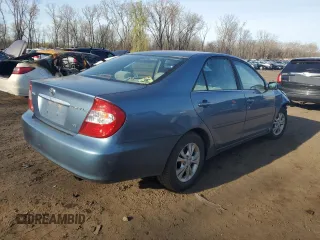 2004 Toyota Camry LE with VIN 4T1BF32K44U579611, listed as a Copart auction lot 53789705 with 168,375 mi miles and Salvage Title. Bid and sale history available at carsss.com. Image 3.