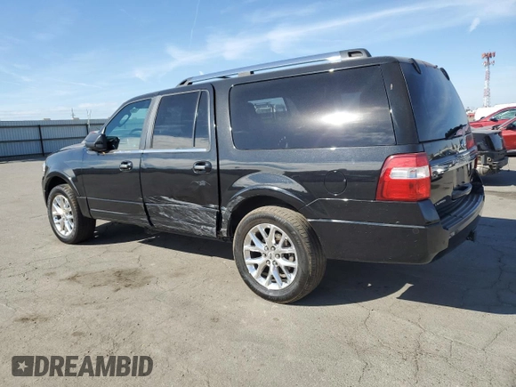 2015 Ford Expedition Max Limited with VIN 1FMJK1KT2FEF29436, listed as a Copart auction lot 79074374 with 129,765 mi miles and Salvage Title. Bid and sale history available at carsss.com. Image 2.
