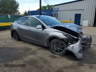 2024 Tesla Model Y Long Range с VIN 7SAYGDEE1RF161579, выставлен на аукционе Copart как лот 59901495 с пробегом 38 556 миль миль и Списание • Salvage title. История ставок и продаж доступна на DreamBid. Изображение 4.