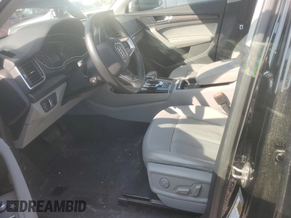 2021 Audi Q5 Premium с VIN WA1AAAFYXM2125175, выставлен на аукционе Copart как лот 43533155 с пробегом 46 017 миль миль и Списание • Salvage title. История ставок и продаж доступна на DreamBid. Изображение 7.