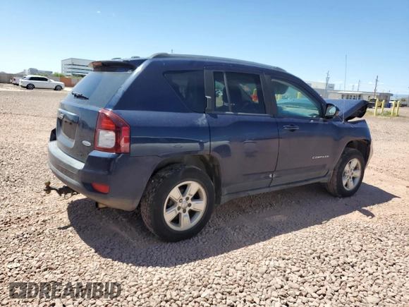 2016 Jeep Compass Latitude z VIN 1C4NJCEAXGD735156, wystawiony jako Copart lot #56607755 z przebiegiem 163 996 mil mil oraz Szkoda całkowita • Salvage title. Historia ofert i sprzedaży dostępna na DreamBid. Obrazek 3.