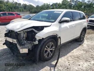 2019 Toyota Highlander LE with VIN 5TDZARFH5KS050110, listed as a Copart auction lot 58954935 with 87,304 mi miles and Salvage title. Bid and sale history available at DreamBid. Image 1.
