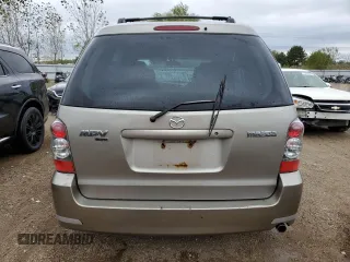 2006 Mazda MPV LX with VIN JM3LW28A560561959, listed as a Copart auction lot 72712144 with 182,727 mi miles and Salvage Title. Bid and sale history available at carsss.com. Image 6.