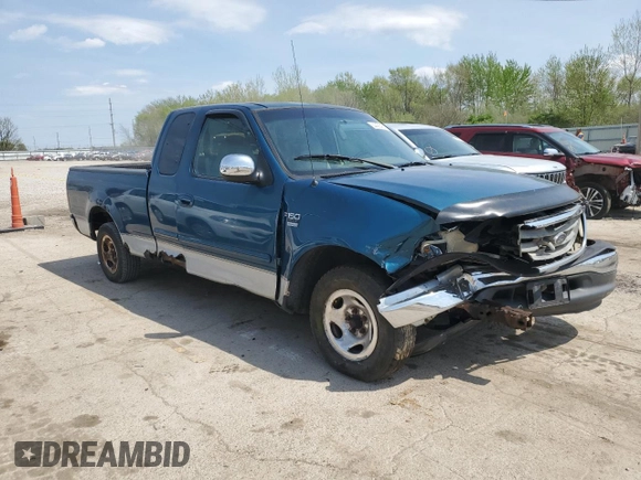 2000 Ford F-150 XL with VIN 1FTRX17W2YNA92522, listed as a Copart auction lot 54456495 with Not provided miles and Salvage title. Bid and sale history available at DreamBid. Image 4.