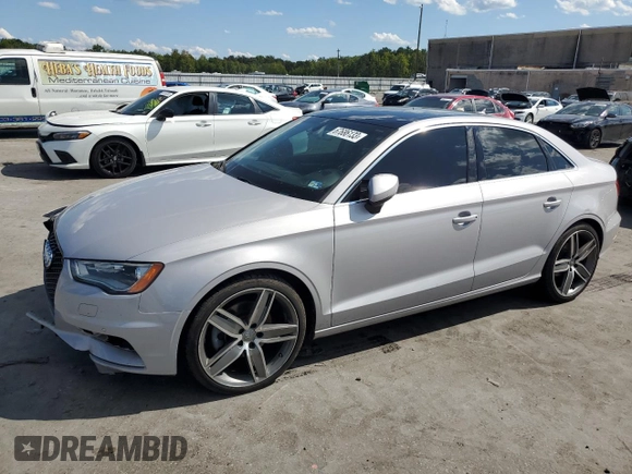2015 Audi A3 2.0T Premium Plus with VIN WAUEFGFF8F1107211, listed as a Copart auction lot 67686133 with 106,247 mi miles. Bid and sale history available at carsss.com. Image 1.