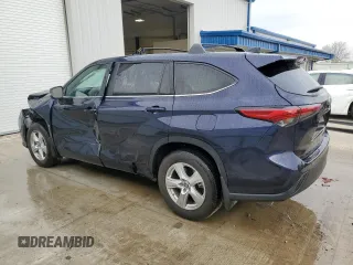 2023 Toyota Highlander L with VIN 5TDKDRAHXPS516623, listed as a Copart auction lot 77443144 with 39,669 mi miles and Clean title. Bid and sale history available at DreamBid. Image 2.