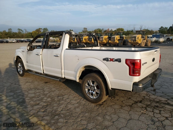 2015 Ford F-150 XLT w/HD Payload Pkg with VIN 1FTFW1EGXFKE33097, listed as a Copart auction lot 71844194 with 0 mi miles and Salvage Title. Bid and sale history available at carsss.com. Image 2.