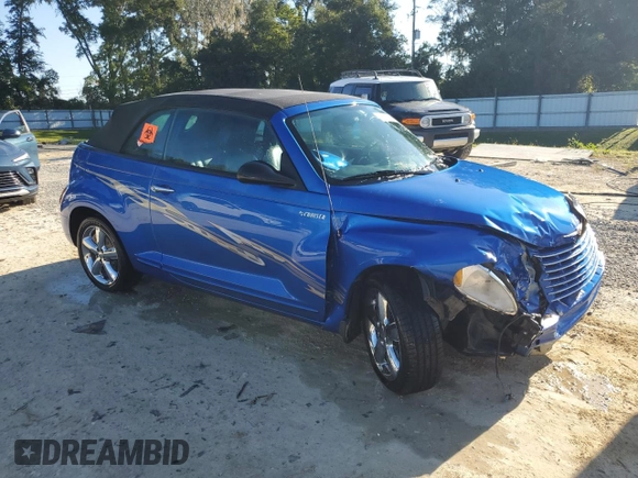 2005 Chrysler PT Cruiser GT with VIN 3C3AY75S75T363958, listed as a Copart auction lot 72563194 with 49,918 mi miles and Salvage Title. Bid and sale history available at carsss.com. Image 4.