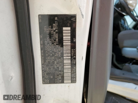 2006 Toyota Tundra SR5 with VIN 5TBET34116S532504, listed as a Copart auction lot 52571915 with 113,656 mi miles and Salvage Title. Bid and sale history available at carsss.com. Image 13.