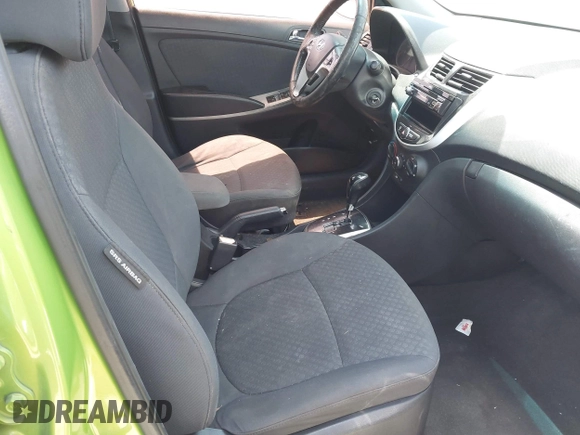 2012 Hyundai Accent SE with VIN KMHCU5AE4CU050210, listed as a IAAI auction lot 42134803 with 137,797 mi miles. Bid and sale history available at carsss.com. Image 5.