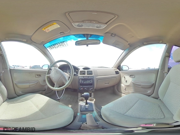 2004 Kia Rio with VIN KNADC165346235235, listed as a Copart auction lot 70442844 with 103,331 mi miles and Salvage Title. Bid and sale history available at carsss.com. Image 13.